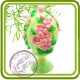 Яйцо с цветами - 3D силиконовая форма для мыла, свечей, шоколада, гипса и пр.