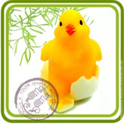 Цыпленок №5 - Объемная силиконовая форма для мыла №310