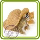 Котята под шляпой - Объемная силиконовая форма для мыла №634