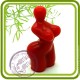 Стилизованная дама Шарма №1 - Авторская силиконовая форма для мыла