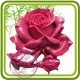 Роза с бутоном 2d - мини молд для декора