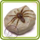 Паук на камне - 2D Авторская силиконовая форма для мыла, свечей, шоколада, гипса и пр.