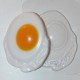 Яичница глазунья - пластиковая форма для мыла 