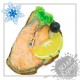Бутерброд №6 (рыба, лимон, батон) - Авторская форма для мыла