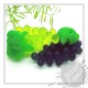 Виноград с листом - Объемная силиконовая форма для мыла №675