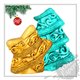 Рождественская елочка завиток - Объемная силиконовая форма для мыла