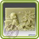 Фея Пуансеттия (Рождественская Звезда)- Объемная силиконовая форма для мыла №389
