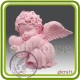 Ангел в веночке (мальчик) - 2D силиконовая форма для мыла, свечей, шоколада и пр.