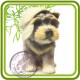 Йорк в кепке, собака (2 размера) - 3D силиконовая форма для мыла, свечей, шоколада, гипса и пр.