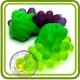 Виноград 1 (с листом) - Эксклюзивная силиконовая форма для мыла, свечей, шоколада, гипса и пр. 