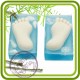 Ножки-пяточки МИНИ - Объемная силиконовая форма для мыла №622