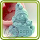 Рождественские каникулы - Объемная силиконовая форма для мыла