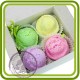 Шарики мороженого МИНИ (2 ячейки) -объемная силиконовая форма для мыла №500