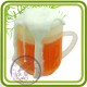 Пивная кружка (пиво) - 3D силиконовая форма для мыла, свечей, шоколада, гипса и пр.