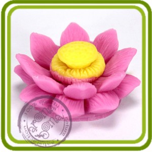 Цветок лотоса 2 - 3D силиконовая форма для мыла, свечей, шоколада, гипса и пр.