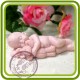 Малыш с зайкой - Объемная силиконовая форма для мыла