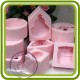 Ангел сидит в розе - Объемная силиконовая форма для мыла