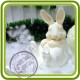 Заяц, кролик лапы вверх 3d - Объемная силиконовая форма для мыла