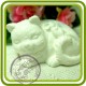 Кошка с мышкой - 3D силиконовая форма для мыла, свечей, шоколада, гипса и пр. 