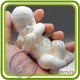Малыш, младенец  спит с игрушкой (3 размера)  - 3D силиконовая форма для мыла, свечей, шоколада, гипса и пр.