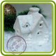 Рождественский домик 3D- Объемная силиконовая форма для мыла №