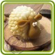 3D Пушистая овечка - Объемная силиконовая форма для мыла №342