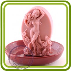 Экзотическая богиня - Объемная силиконовая форма для мыла
