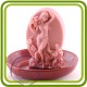 Экзотическая богиня - Объемная силиконовая форма для мыла