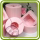 Сердце Розовый сад малое (serSF)  - Объемная силиконовая форма для мыла №37