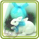 Заяц, Кролик 3d - Объемная силиконовая форма для мыла