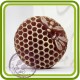 Пчелиные соты 2 - 3D силиконовая форма для мыла, свечей, шоколада, гипса и пр.