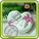 Малыш, младенец (сердце,бант) - 3D силиконовая форма для мыла, свечей, шоколада, гипса и пр.