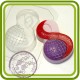 8 Марта Глобус - пластиковая форма для мыла 