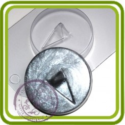 Кнопка канцелярская - пластиковая форма для мыла 