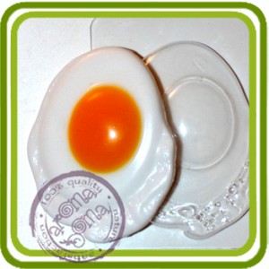 Яичница глазунья - пластиковая форма для мыла 