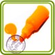 Морковный (Оранжево-желтый) - Пигмент жидкий косметический неоновый (глицериновая дисперсия)