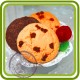 Печенье овсяное - 2D Эксклюзивная силиконовая форма для мыла, свечей, шоколада, гипса и пр.