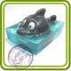 Веселая Акула - 3D силиконовая форма для мыла, свечей, шоколада, гипса и пр.