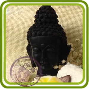 Будда (голова) - 3D силиконовая форма для мыла, свечей, шоколада, гипса и пр.