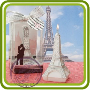 Эйфелева башня (малая) - 3D Объемная силиконовая форма для мыла, свечей, гипса, шоколада и пр.
