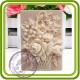Цветы в корзине (прямоуг) - 2D силиконовая форма для мыла, свечей, шоколада, гипса и пр.