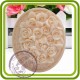 Розы (овал) - 2D силиконовая форма для мыла, свечей, шоколада, гипса и пр.