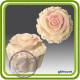 Пирожное корзиночка с розой - 3D силиконовая форма для мыла, свечей, шоколада, гипса и пр.