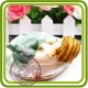 Русалочка на ракушке большая (ф) 3D - Объемная силиконовая форма для мыла, свечей, гипса, шоколада и пр.