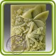 Фея, феечка  Весна - 2D силиконовая форма для мыла, свечей, шоколада, гипса и пр.
