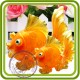Золотая рыбка (3 размера) - 3D Эксклюзивная силиконовая форма для мыла, свечей,гипса и пр