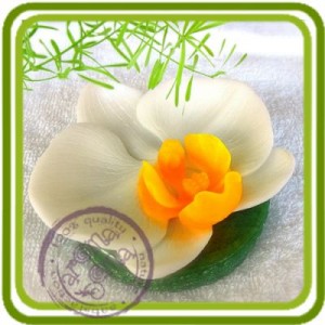 Орхидея 1, 3D силиконовая форма для мыла, свечей, шоколада, гипса и пр.