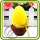 Яйцо в корзине - 3D силиконовая форма для мыла, свечей, шоколада, гипса и пр.