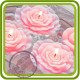 Роза чайная - 2D силиконовая форма для мыла, свечей, шоколада, гипса и пр.