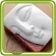 Будда - 2D силиконовая форма для мыла, свечей, шоколада, гипса и пр.